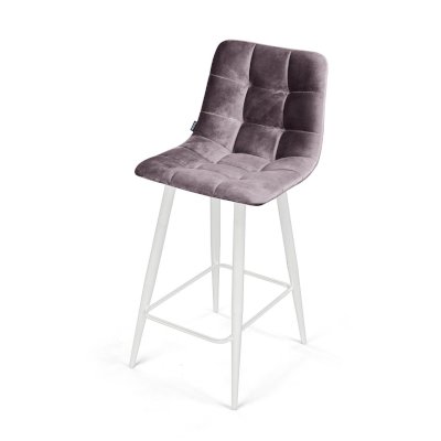 Комплект из 2х полубарных стульев Uno конус белый (Top Concept)